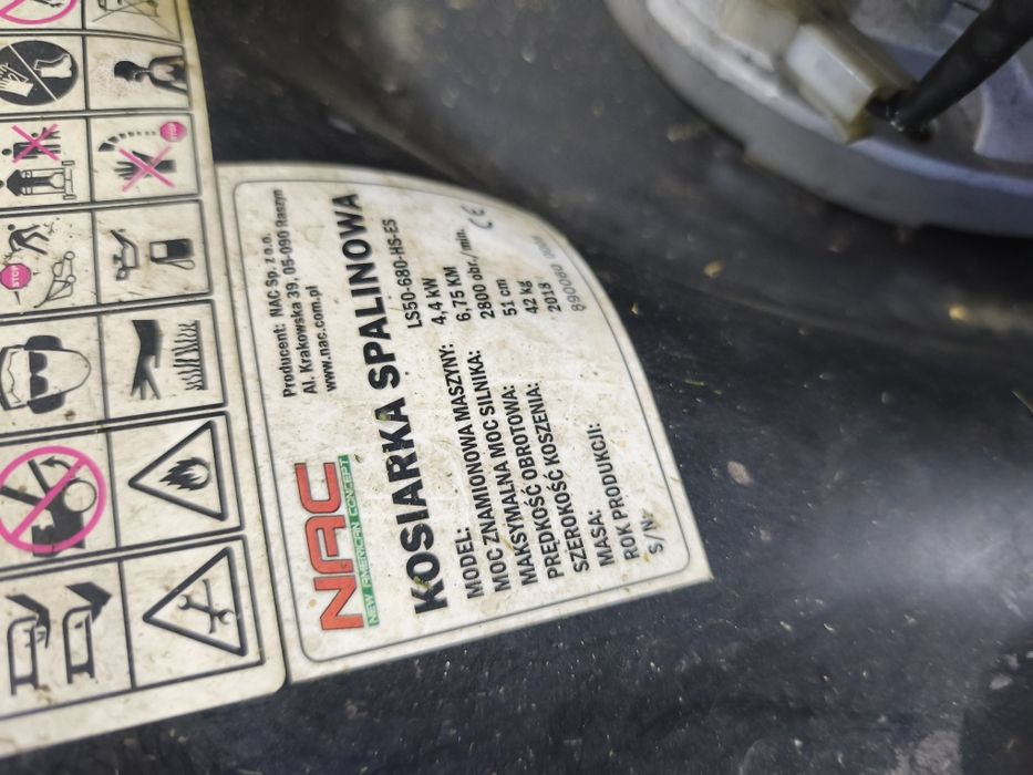 Kosiarka spalinowa NAC LS50-680-HS-ES