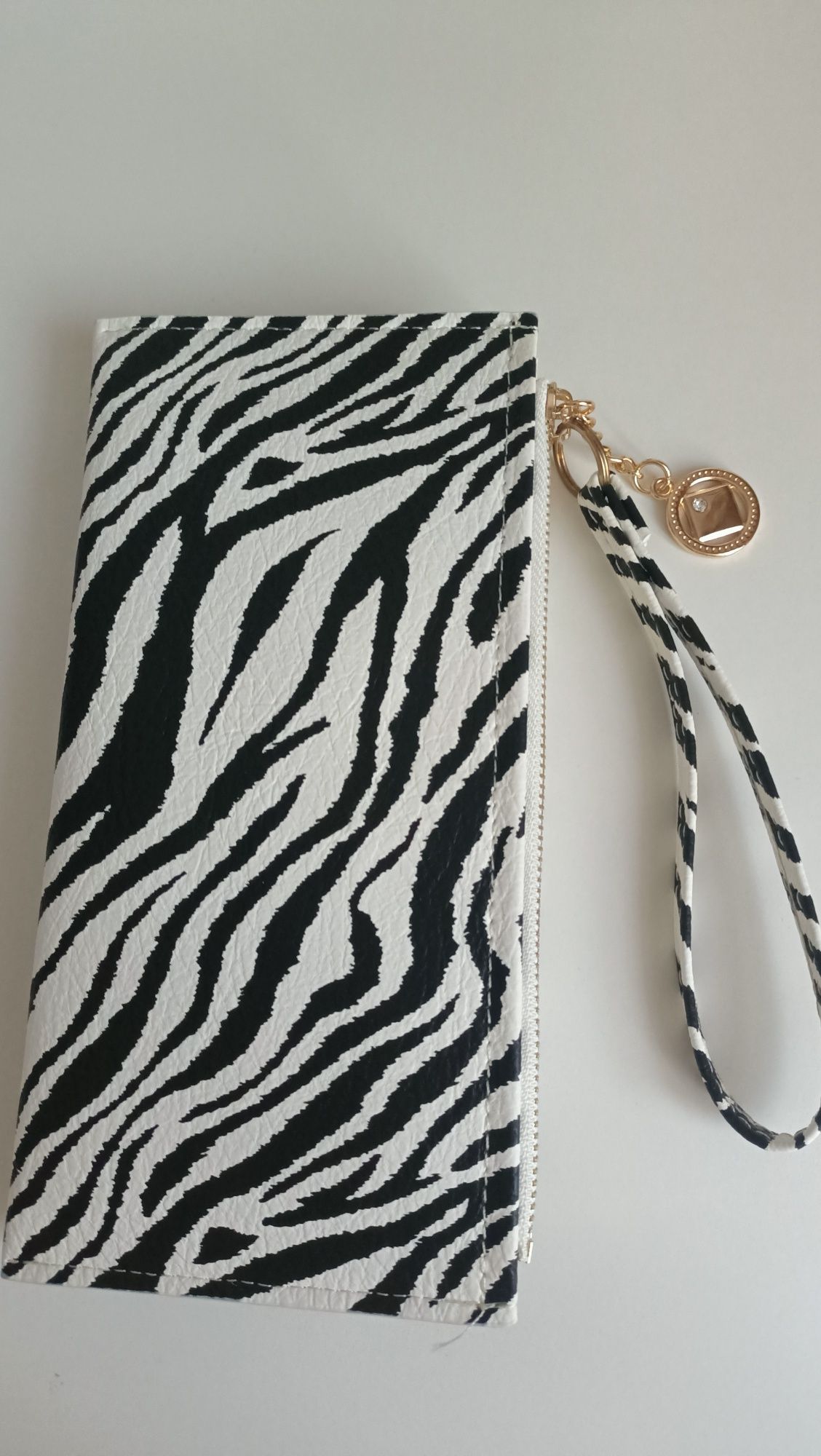Torebka portfel zebra NOWA