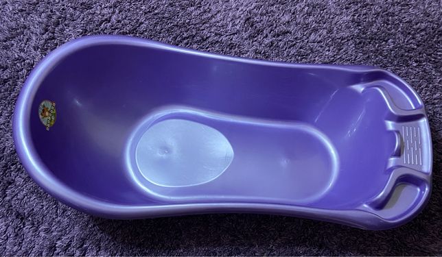 Ванночка для купания Алеанчик фиолетовая, 100х50х27 см