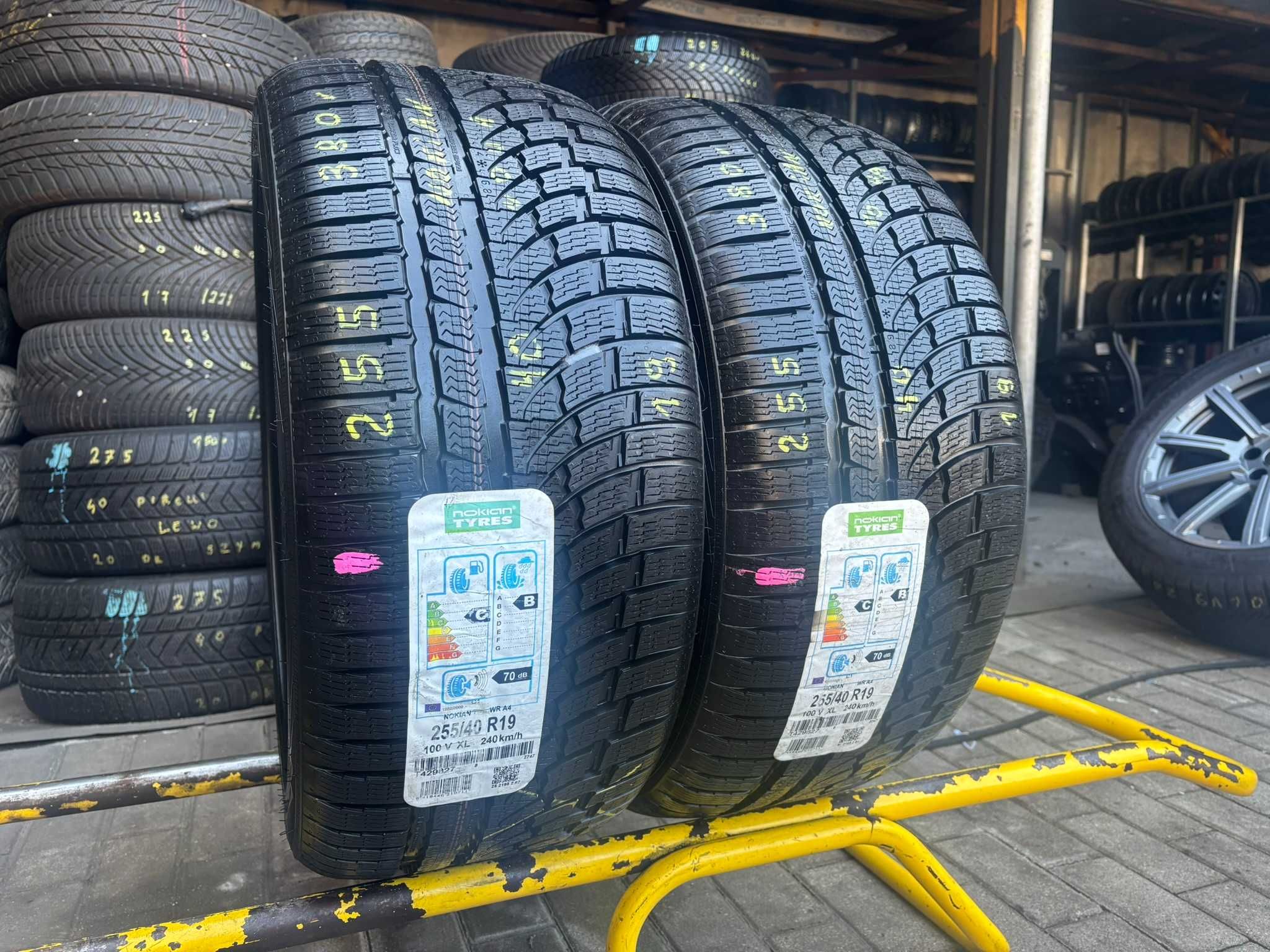 2X OPONY ZIMOWE 255/40R19 100V Nokian WR A4 XL 8.9MM 2018R NOWE!
