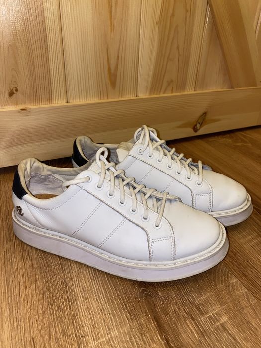 Ralph Lauren Polo trampki 36 37 skórzane sneakersy białe