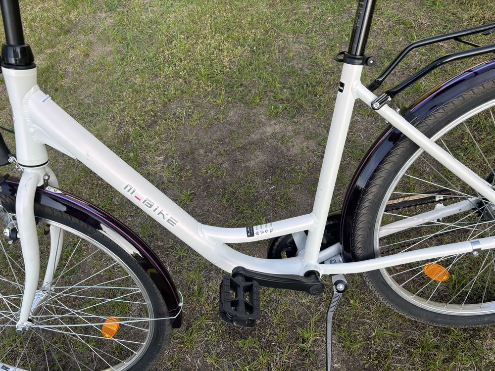 Rower  M-bike cityline 326 biały