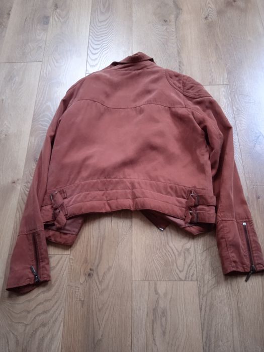 Kurtka ramoneska M brązowa F&F na zamek