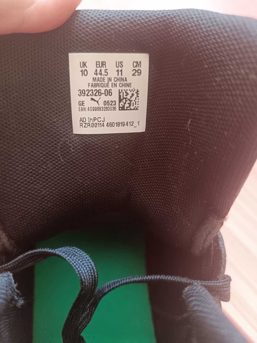 Кеди Puma Rebound v6 (392326-06), чорні