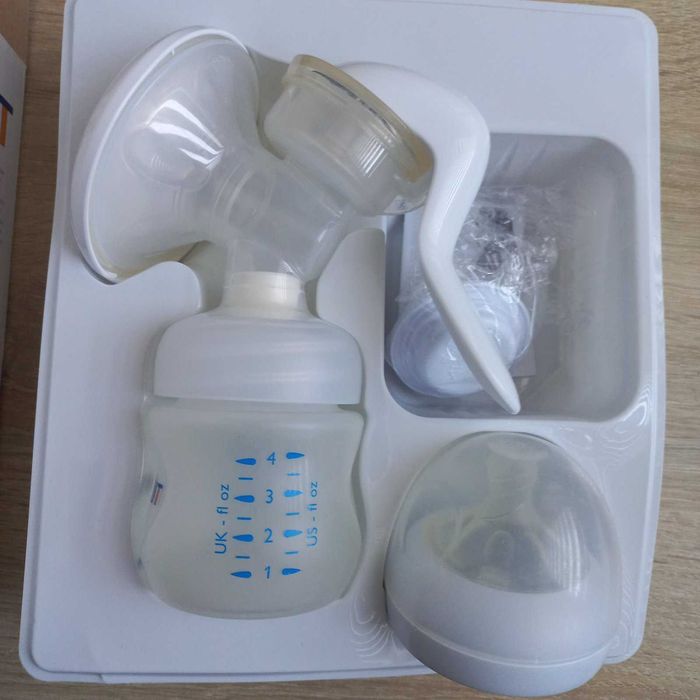 Молоковідсмоктувач механічний Philips Avent з пляшкою (SCF330)