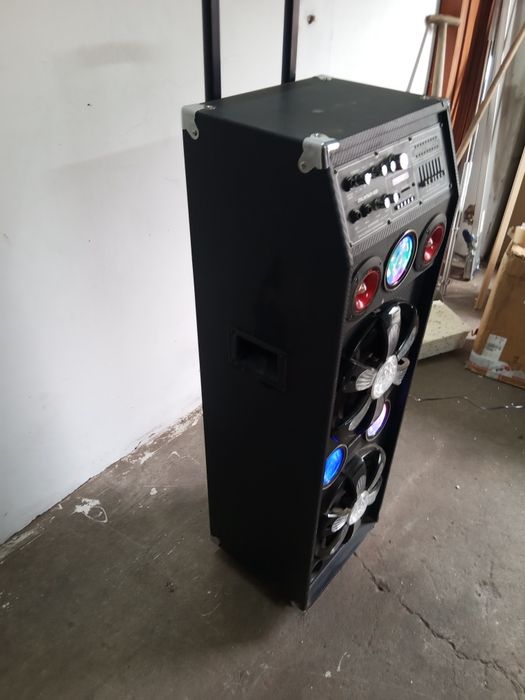 DisGo Box 2100, system PA, 100 W RMS, BT, gniazdo SD, LED, USB, akumul