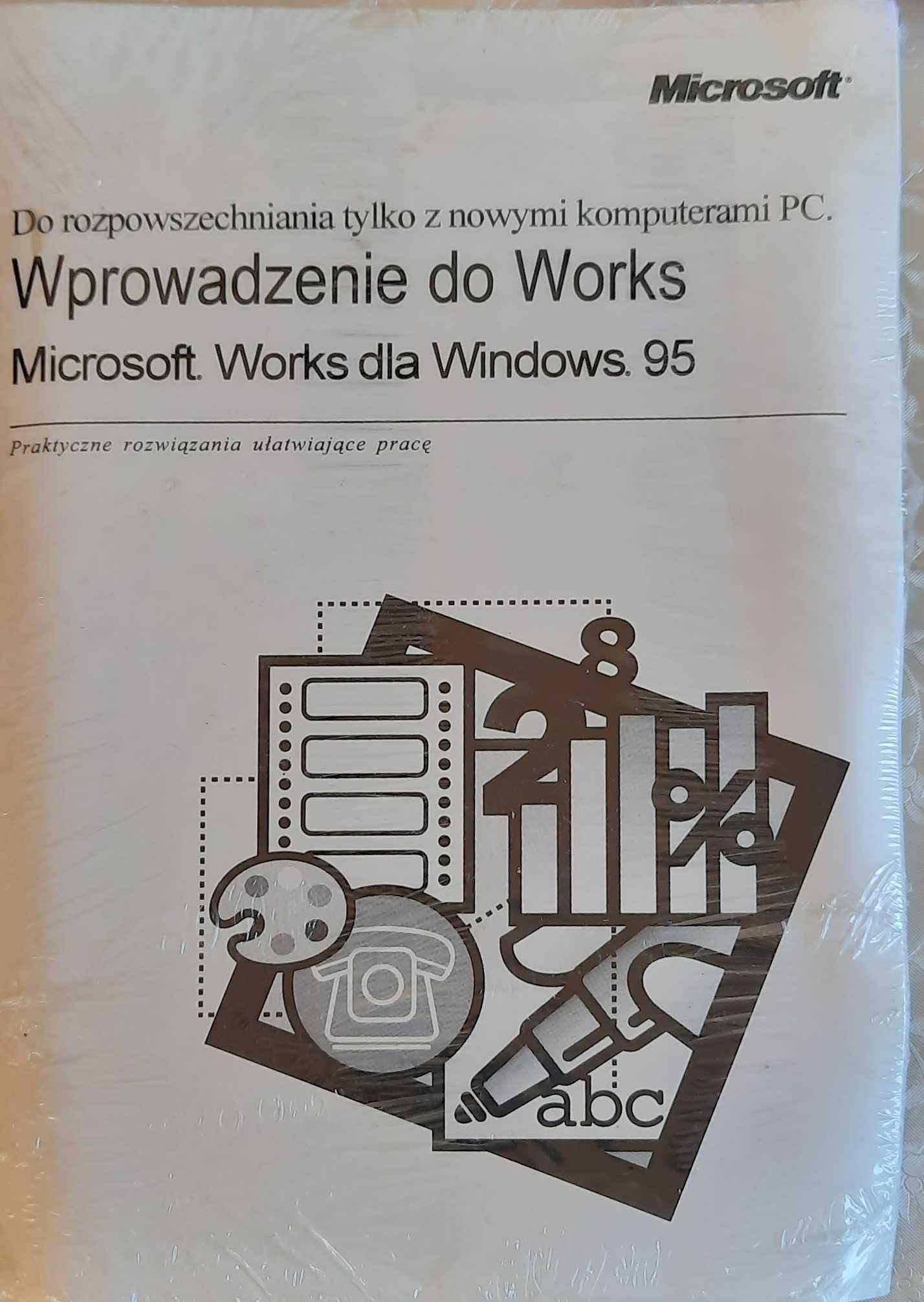 Microsoft Works dla Windows 95 - twarde pudełko z plombą
