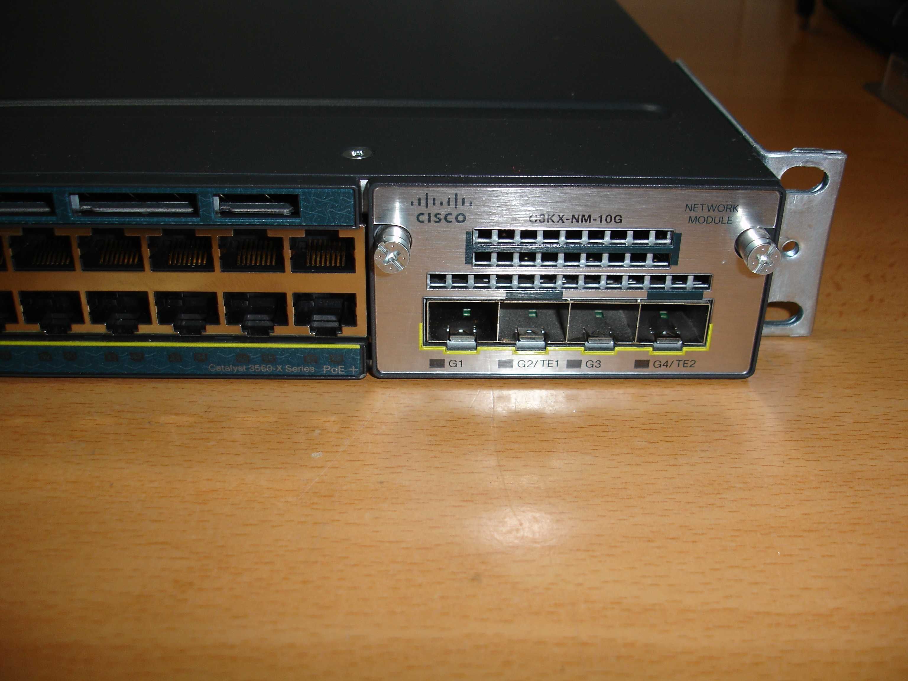 Cisco Catalyst 3560-X (PoE+) + C3KX-NM-10G