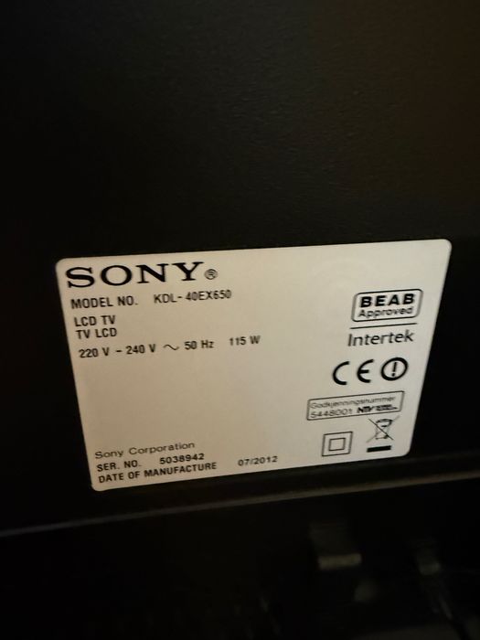 Telewizor Sony Czarny