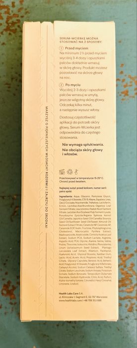 HEALTH LABS CARE Balance On Serum-wcierka do skóry głowy, regenerujące