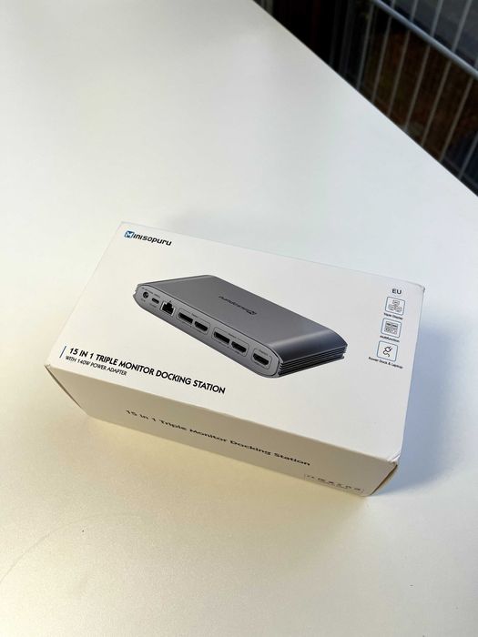 Minisopuru MD6950D DisplayLink Docking Station Triple Monitor