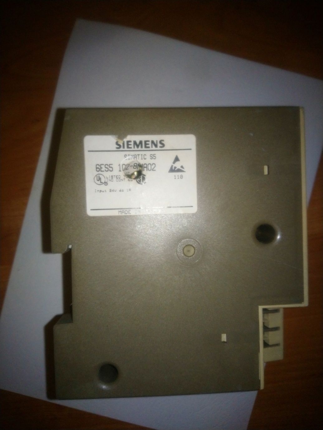 Sterownik PLC simens simatic s5-100u cpu102