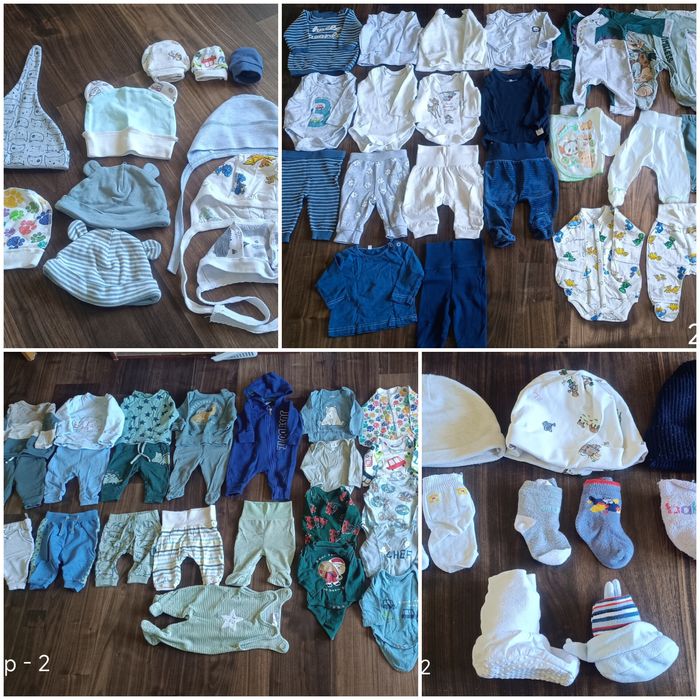 Великий пакет одягу для хлопчика 0-3міс