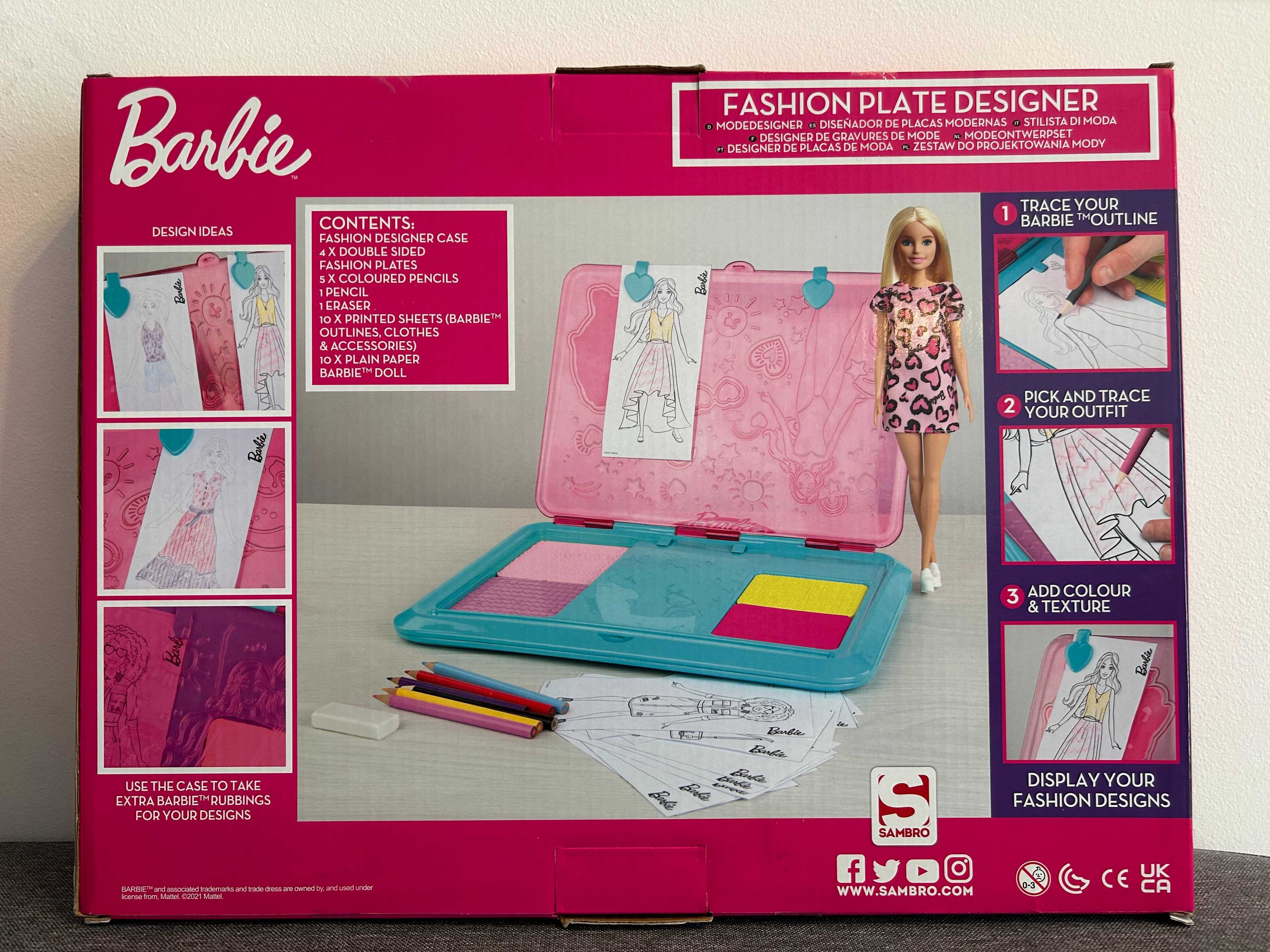 Barbie kreatywny zestaw projektantki +2 Lalki Barbie