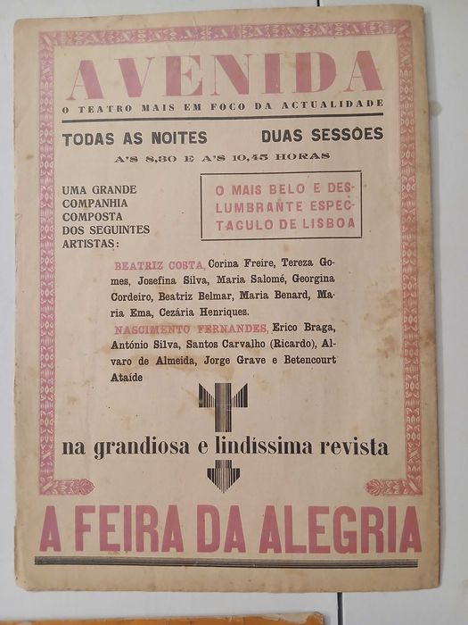 Coleção de 10 revistas bandarilhas de fogo 1933 a 34