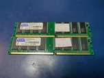 Kości pamięci SDRAM DIMM 2 x 1GB PC3200