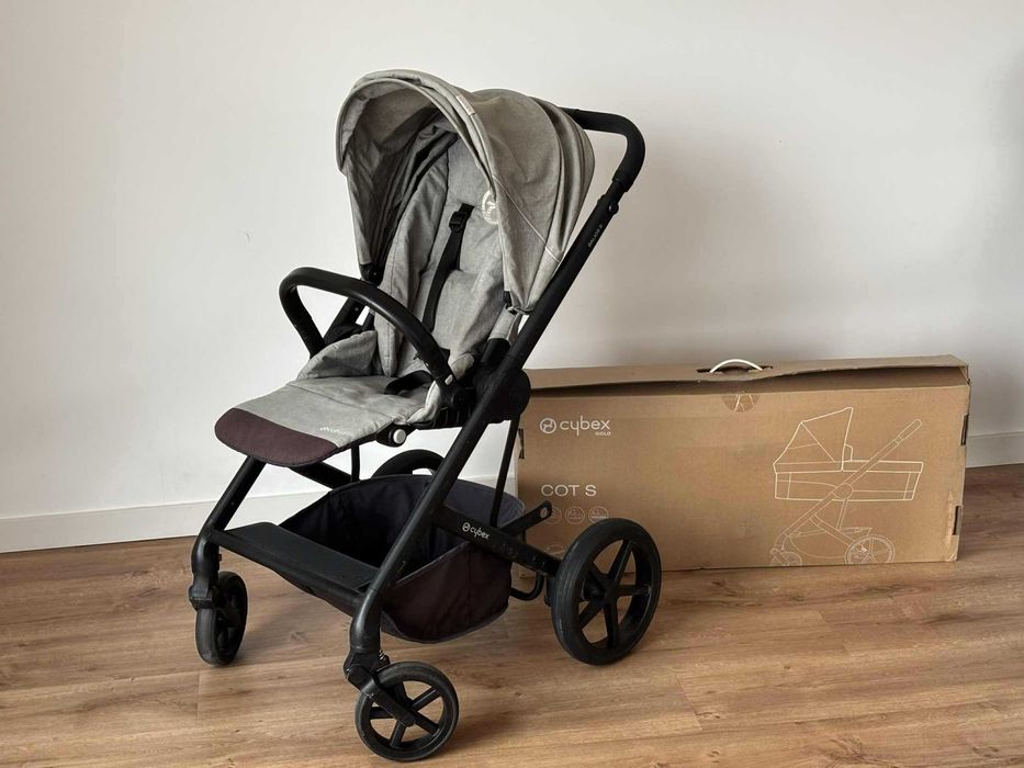 Wózek dziecięcy balios s 2w1 spacerówka i gondola cały zestaw