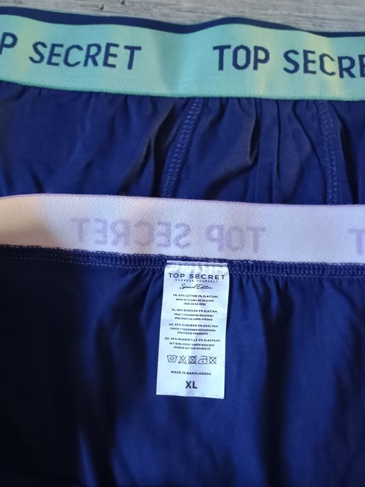 Top Secret bokserki ciemno niebieskie,dwie szt