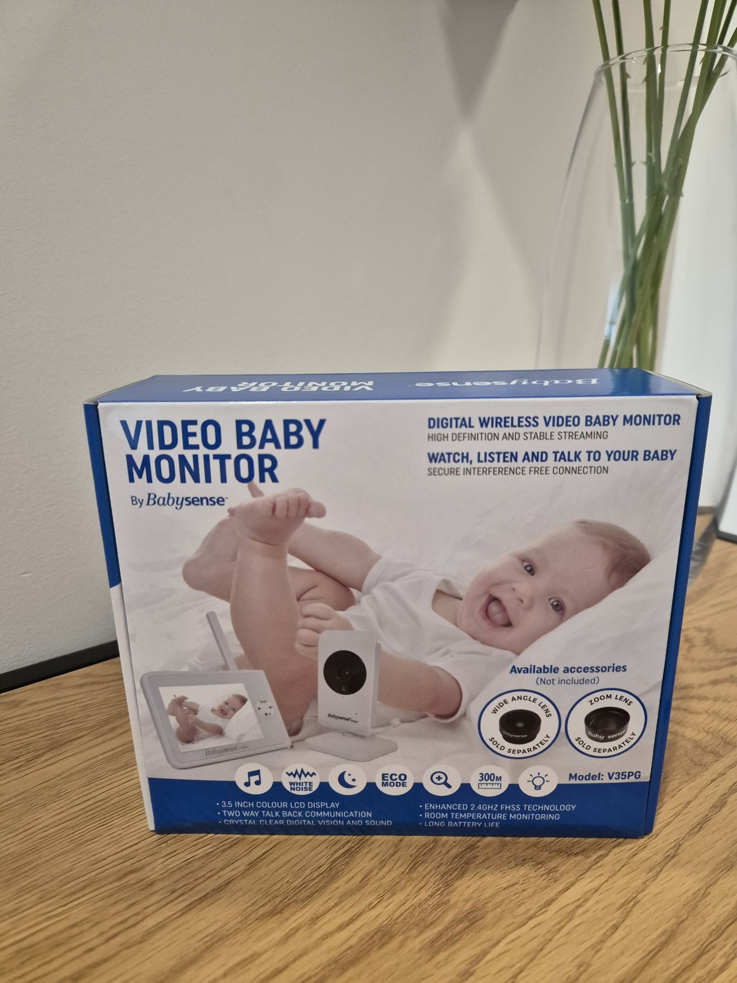 Video kamerka niania elektroniczna babysense v35
