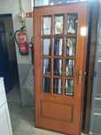 Porta interior com vidros sem aduela