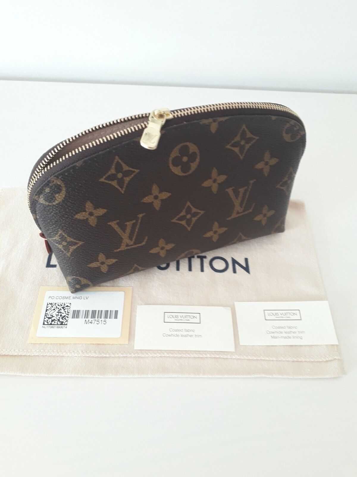 Original LOUIS VUITTON Pochette Cosmetic Pouch M47515 - NOVA