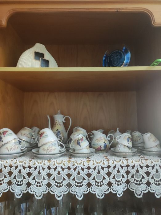 Serviço de chá e café em porcelana