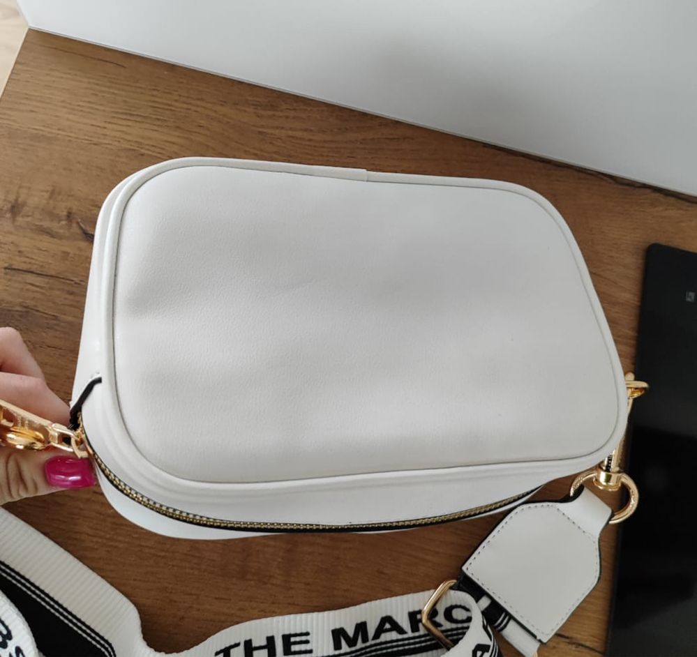 Torebka listonoszka torba Marc Jacobs nowa biała