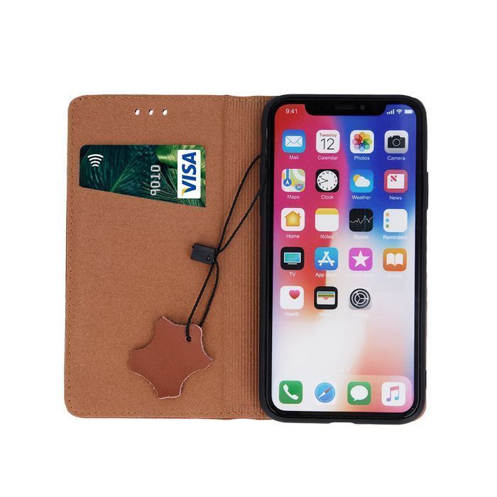 Etui Skórzane Smart Pro Do Iphone 13 6,1" Brązowe