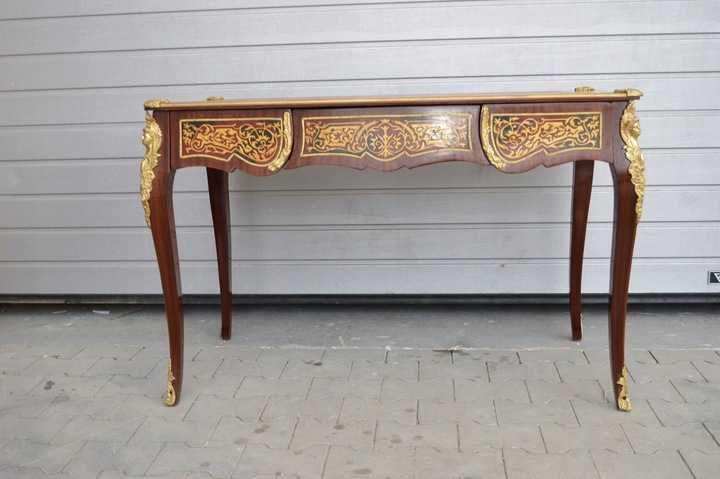 Biurko BOULLE Instarsje Z BRĄZU stół - NR 1 - HIT!