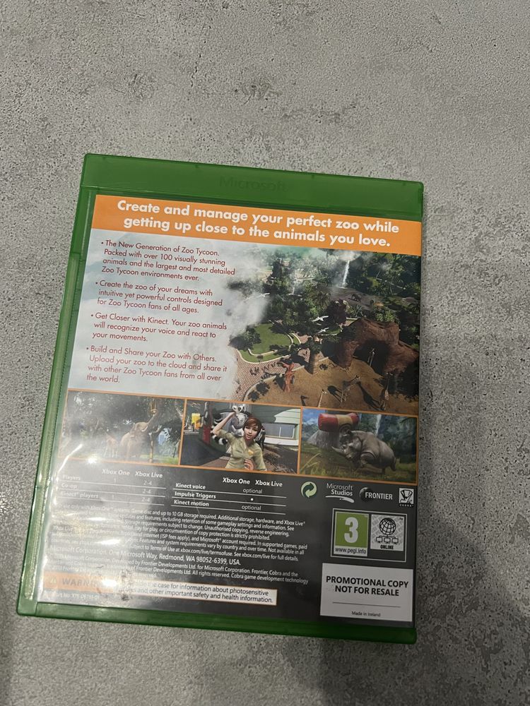 Gra zoo tycoon xbox one s