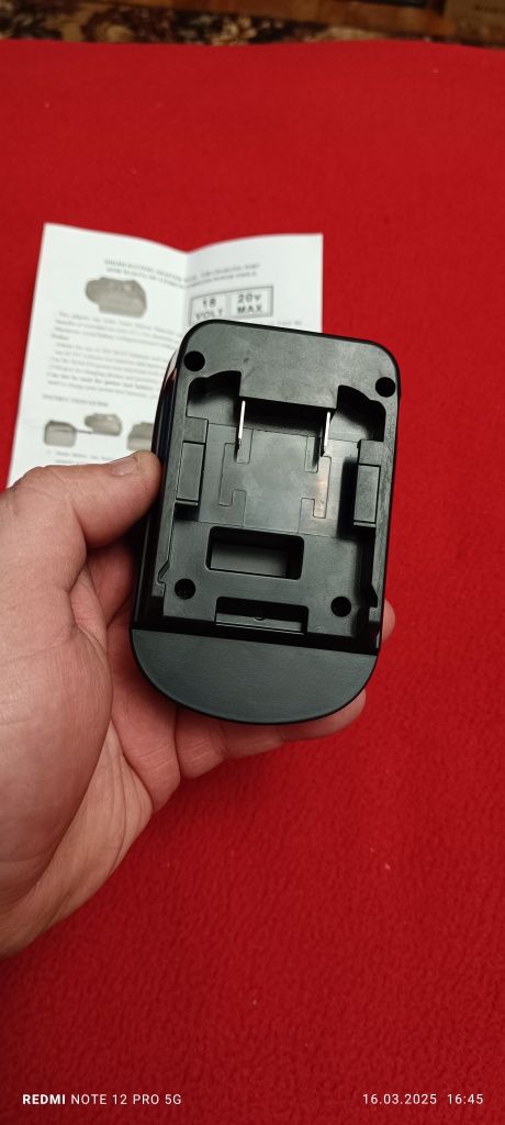 Адаптер для аккумулятора литий-ион dewalt-makita