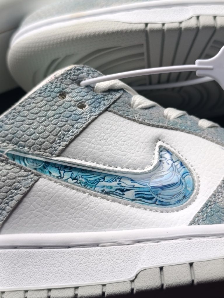 Buty nike dunk low sb z wodą wewnątrz swag drip drill y2k shoes