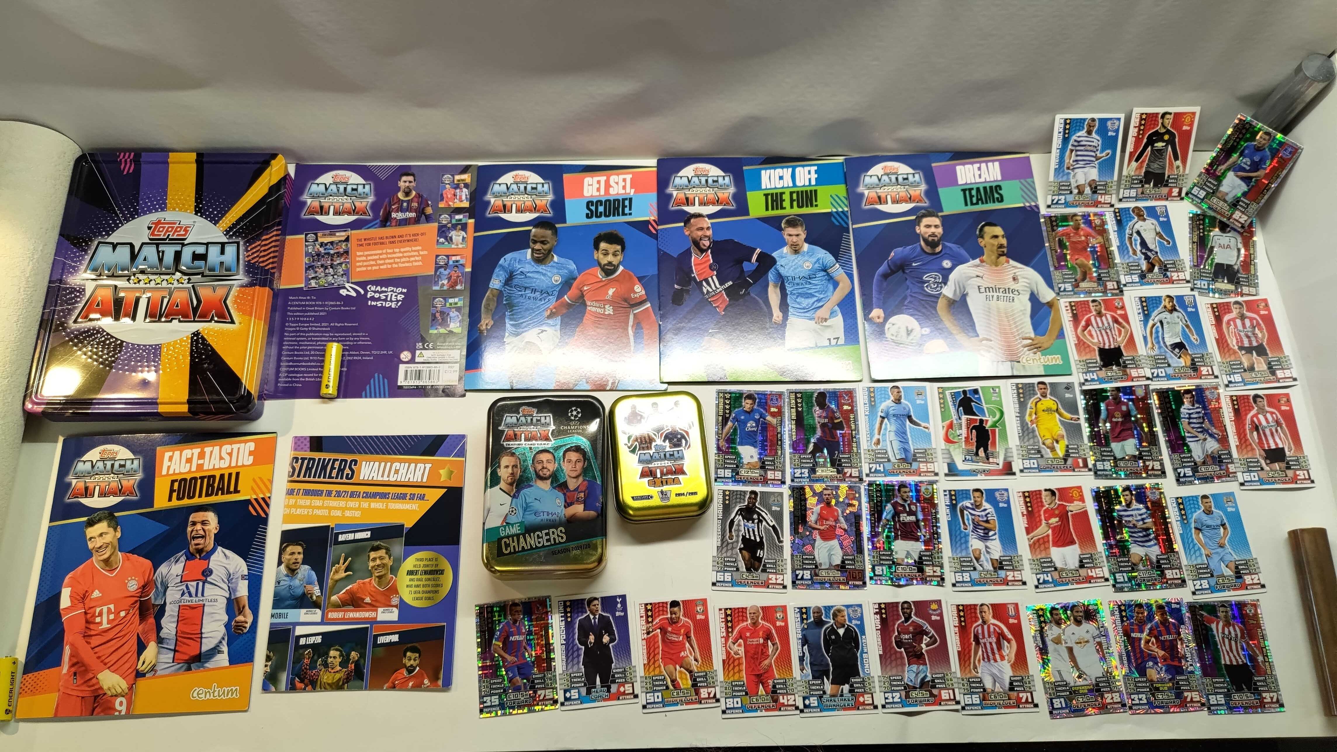 Карточки match attax.футболист.лот футбол.журналы карточки.боксы