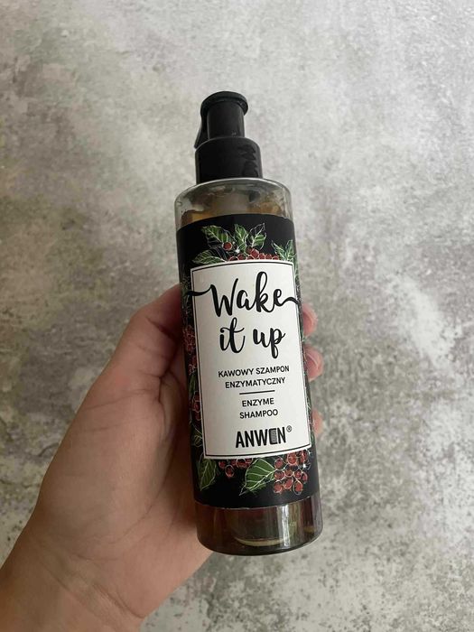 Szampon enzymatyczny do włosów peeling anwen kawowy