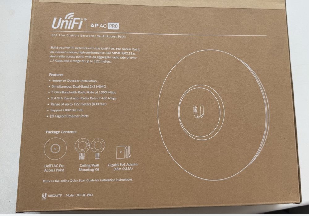 Роутер Точка доступа Ubiquiti UniFi UAP-AC-PRO