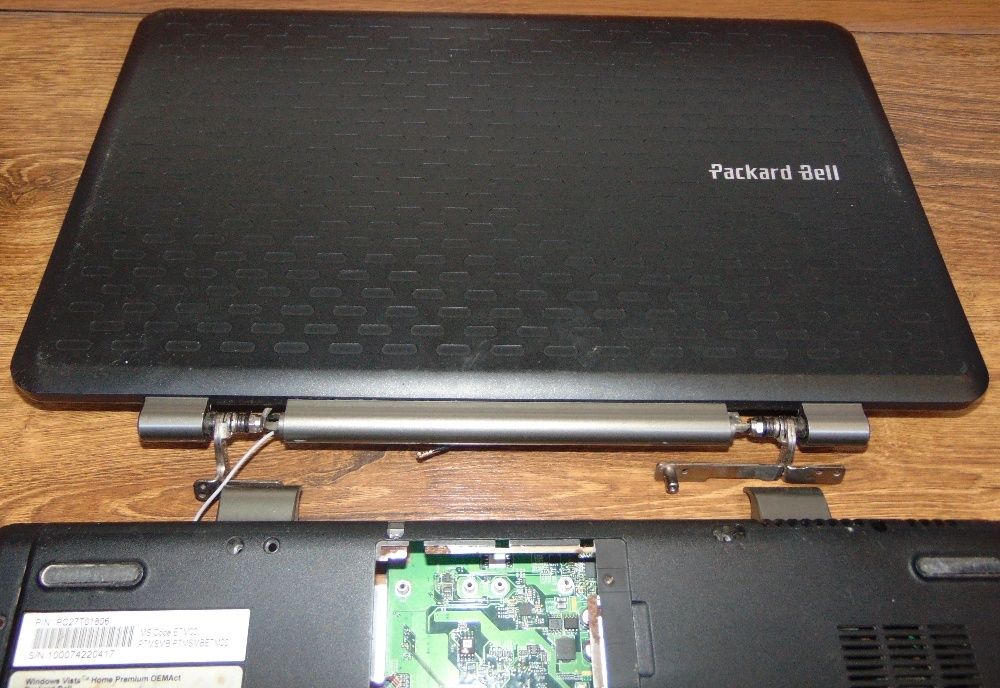 Ноутбук Packard Bell ETNA-GM по запчастям (разборка)