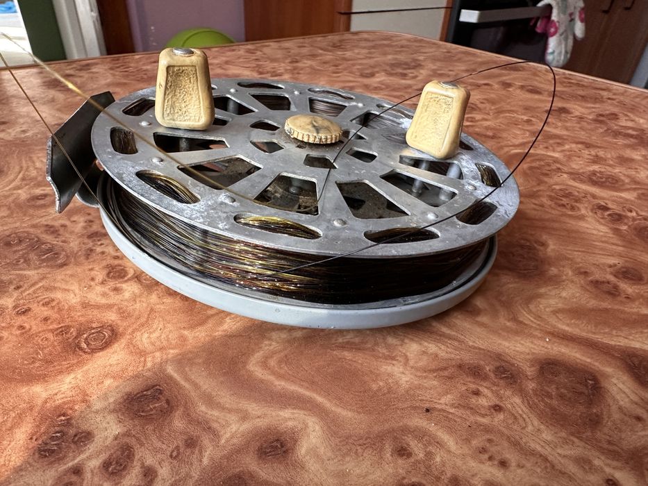 Stary radziecki kołowrotek katuszka vintage PRL