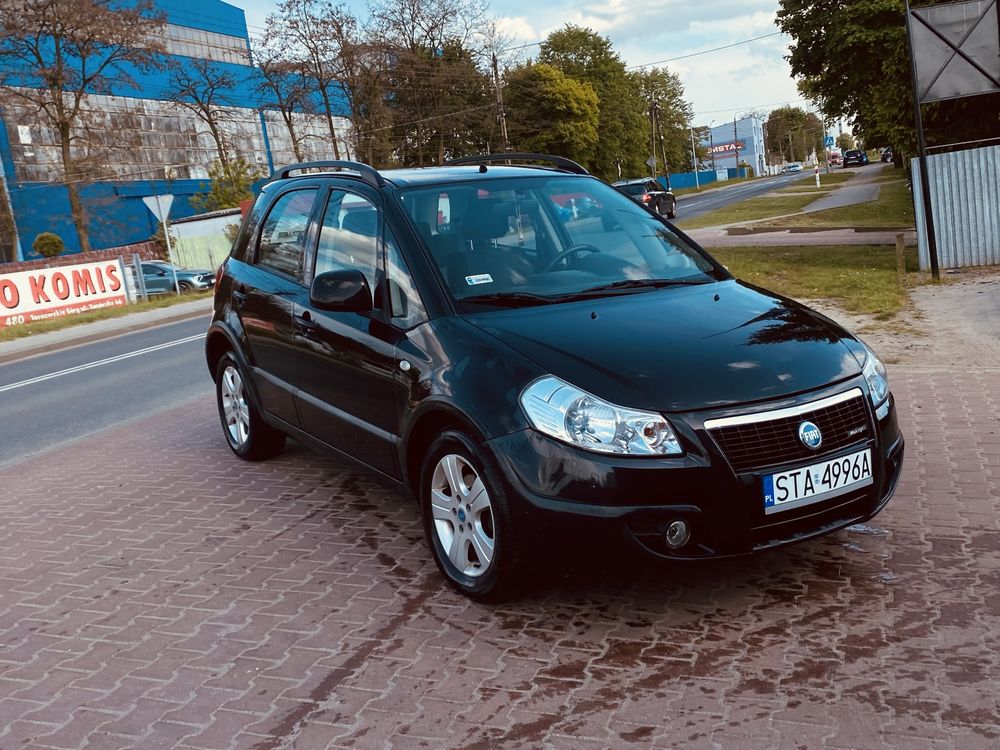 sprzedam fiata sedici rok 2007 1,9d 4x4 hak zadbany