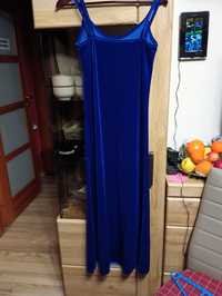 Aksamitna pluszowa sukienka z rozporkiem L 40 XL 42 M 38