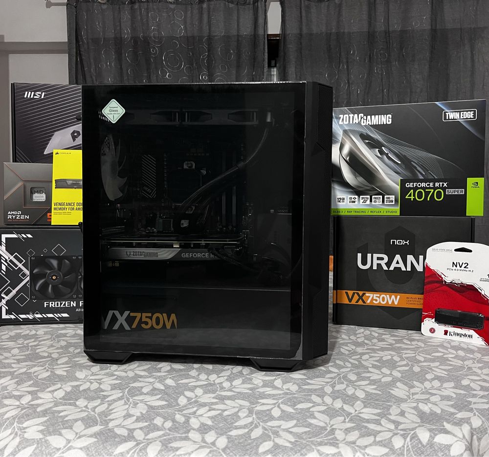 Computador Gaming - Ryzen 7800X3D + RTX 4070 Super