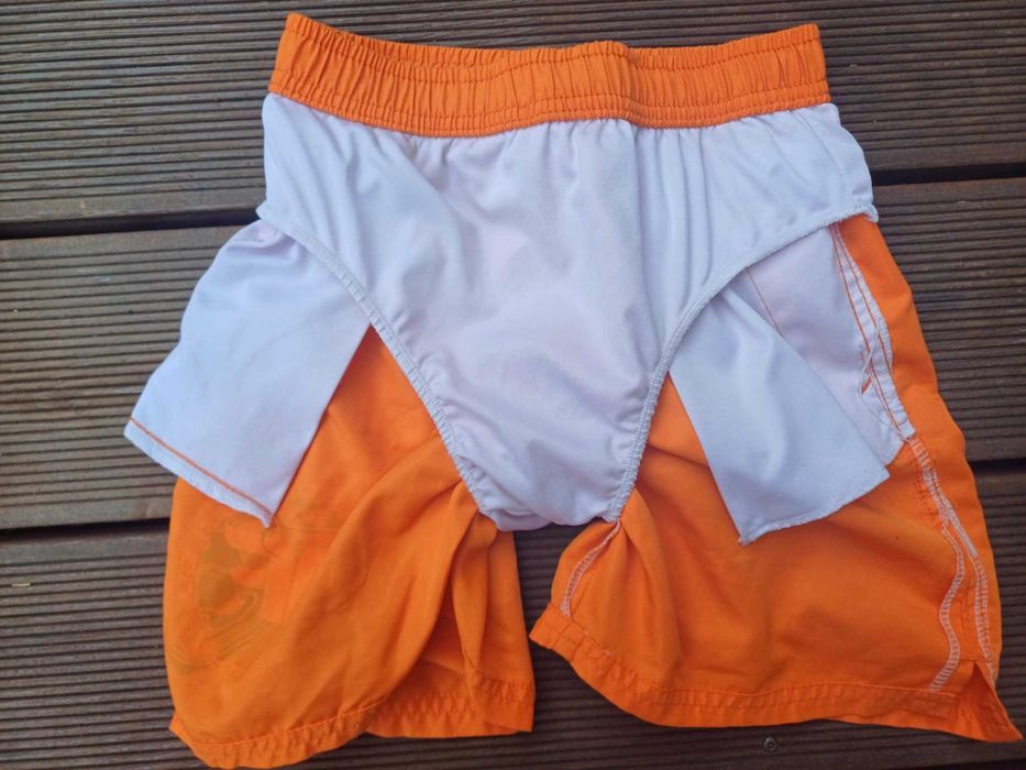 szorty krótkie spodenki kąpielowe kąpielówki chłopięce 4F rozm 134/140