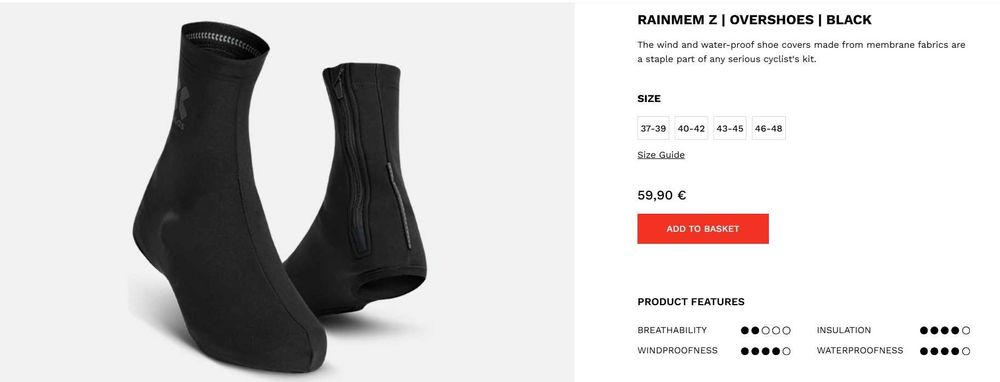 Ochraniacze na buty Kalas Rainmem