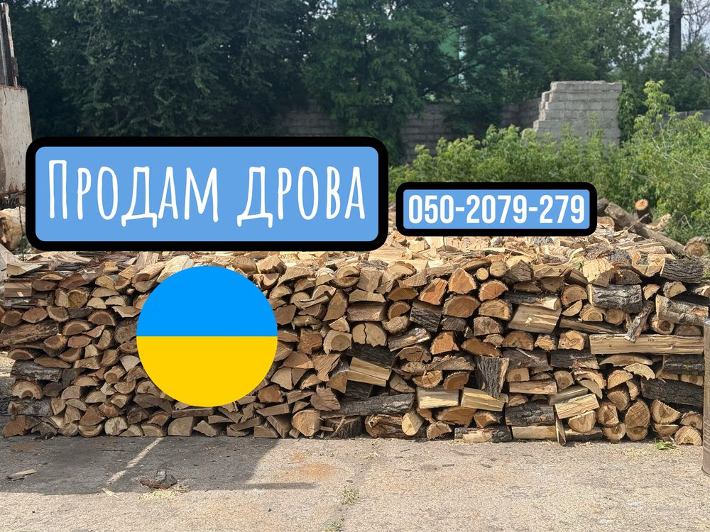 Дрова микс Акация Ясень Берест Клен