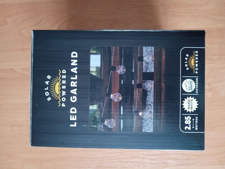 Girlanda - sznur lampek solarnych LED