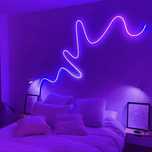 Neonowe światła LED RGB elastyczny pasek zmieniający kolory