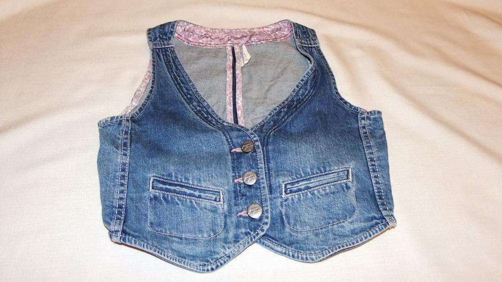 Kamizelka jeansowa H&M 10-11lat 146