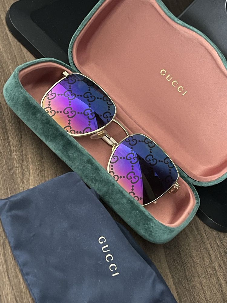 Okulary przeciwsloneczne Gucci Monogram OG ALL oryginalne