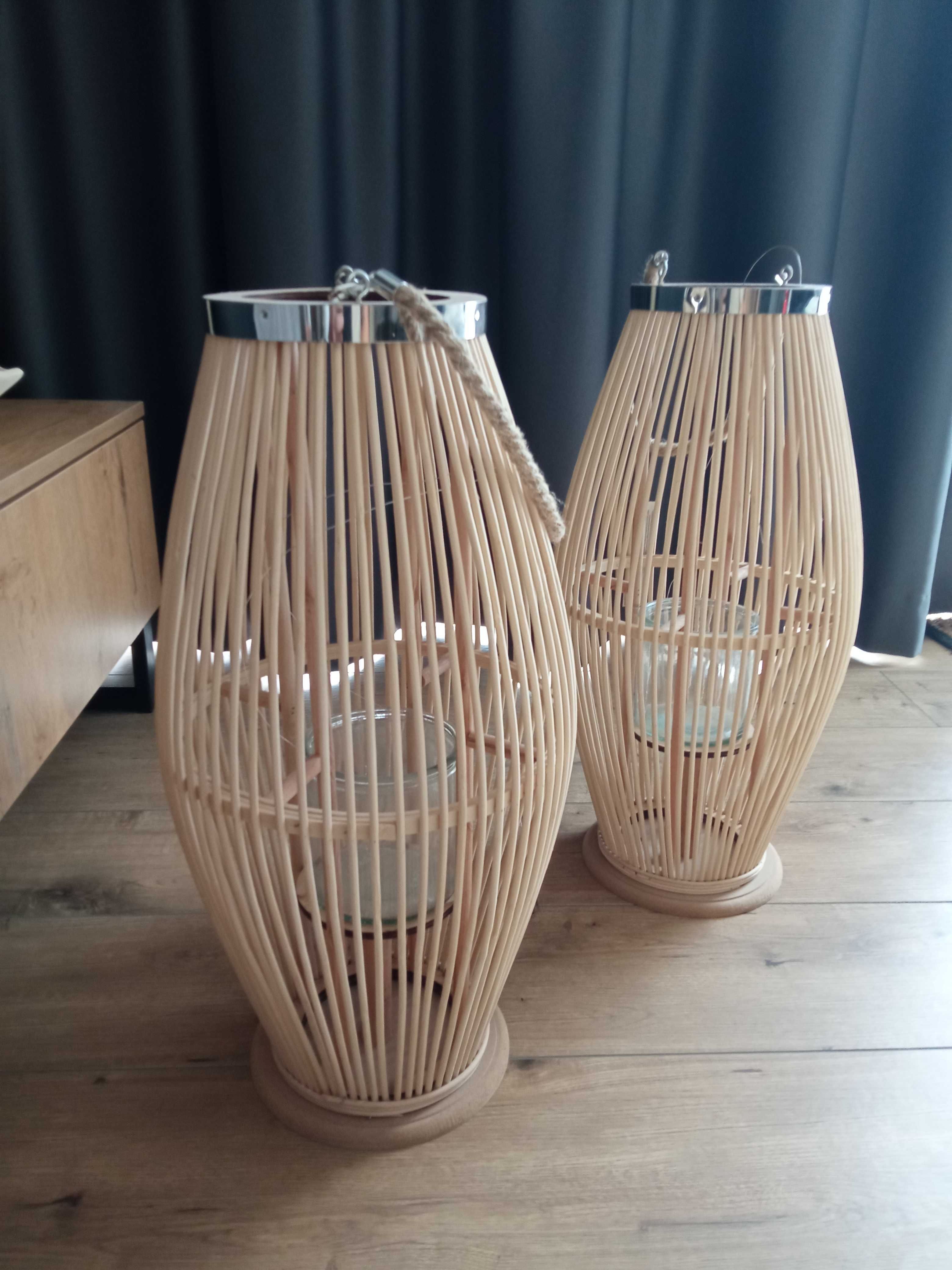 Nowe lampiony bambusowe duże 58cm