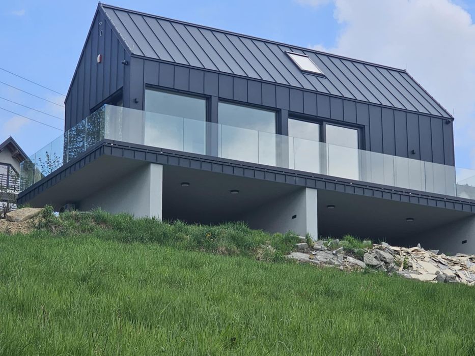 Balustrada Nowoczesna Szklana