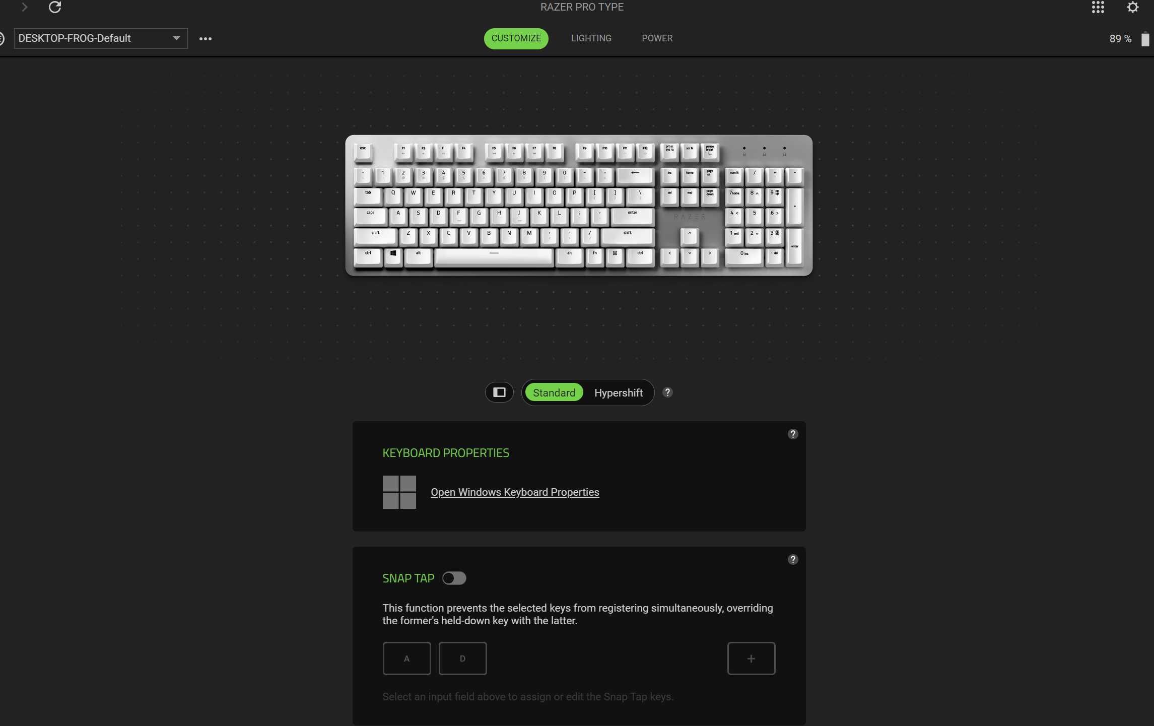 Razer Pro Type Wireless Mechanical Keyboard